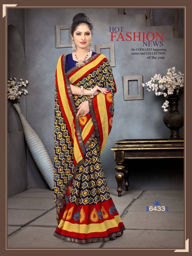 Haytee Advance Booking 12 Latest Daily Wear Heavy Dani Printed Saree Collection