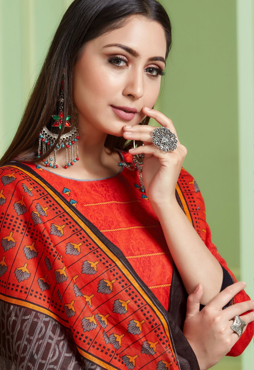 SC Liza 6th Edition Latest Designer Festive Wear Cotton Printed Dress Material Collection 