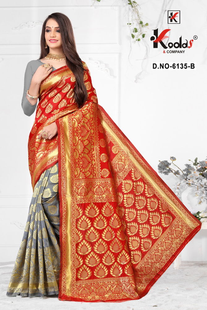 Suzuki 6135 Casual Wear Silk Designer Fancy Sarees Collection
