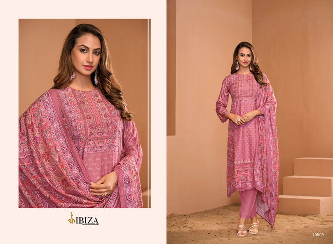 Zohra By Ibiza Bemberg Muslin Digital Printed Salwar Suits Exporters In India