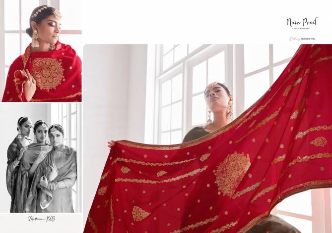 Mumtaz Art Nainpreet Mastani Premium Silk Designer Salwar Suit Catalog