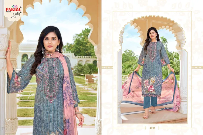 Arwah Vol 46 By Pakiza Royal Crepe Dress Material Orders In India