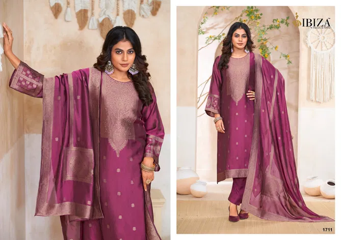 Floria By Ibiza Banglory Silk Designer Salwar Kameez Suppliers In India