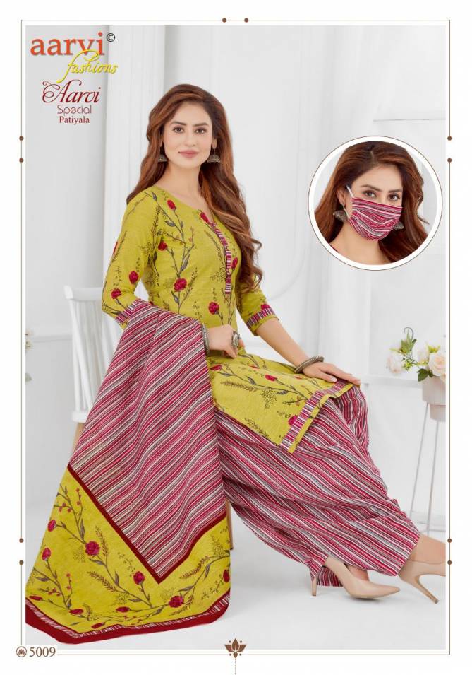 Aarvi Special Patiyala 15 Regular Wear Cotton Printed Designer Ready Made Collection
