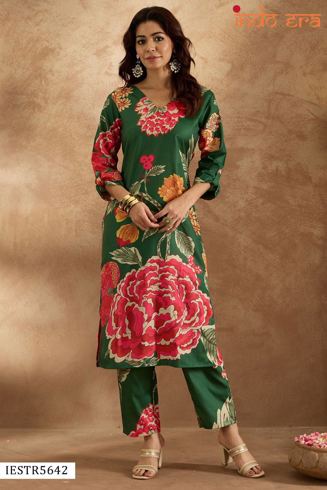 Indo Era 2533 Cotton Blend Kurti With Bottom Wholesale In India