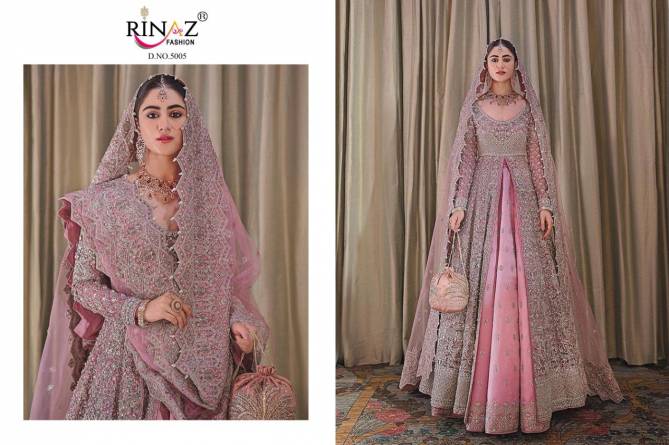 Rinaz Rim Zim 4 Heavy Wedding Wear Butterfly Net With Embroidery And Diamond Work Top With Dupatta Pakistani Salwar Suits Collection
