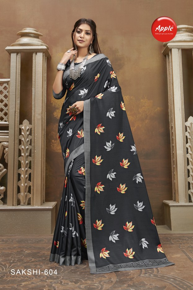 Apple Sakshi 6 Latest Fancy Regular wear Manipuri Silk Festive Wear Saree Collection
