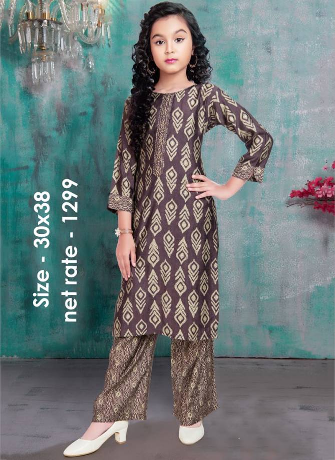 Baby Girl 1 Kids Wear New Stylish Fancy Kurti With Pant Collection