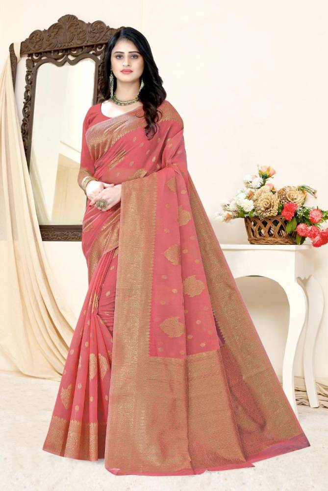 Princess 3 Casual Daily Wear Chanderi Cotton Printed Saree Collection