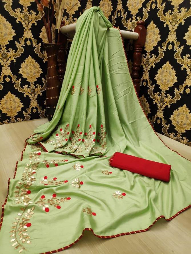 Bt 2 Doia Gota Patti Silk Latest Designer Wedding Wear silk Saree Collection
