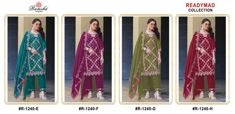 R 1240 Nx By Ramsha Barbari Pakistani Readymade Suits Wholesale Online