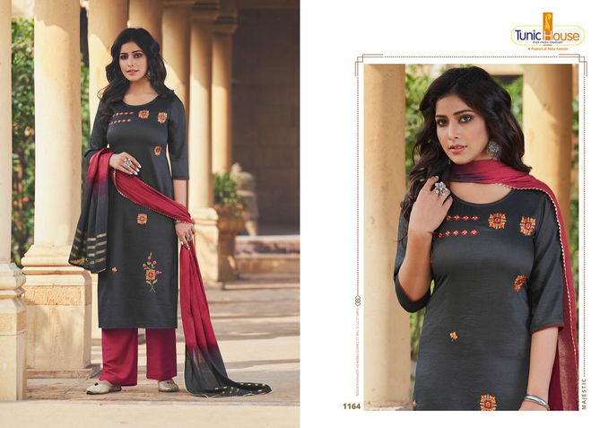 NEHA NIPPON VOL-3 Latest Designer Fancy Festive Wear Chinon Stripe With Embroidery Work Readymade Salwar Suit Collection