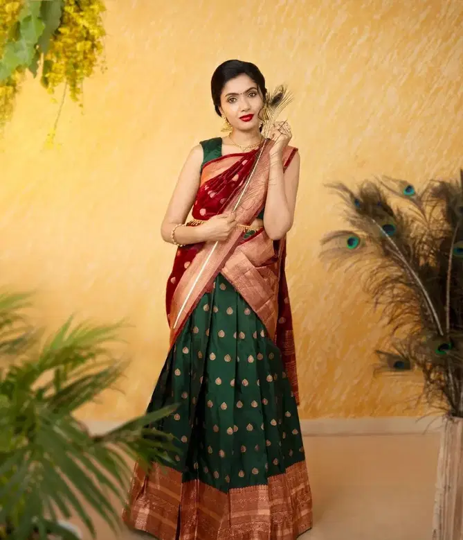 Devsena Lehenga Style Designer Sarees Catalog