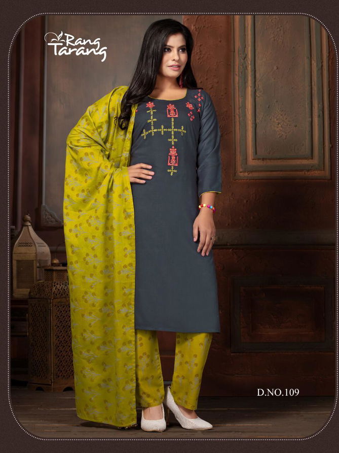 Rang Tarang Turning Point Latest Designer Regular Wear Rayon Ready Made Salwar Suit Collection 