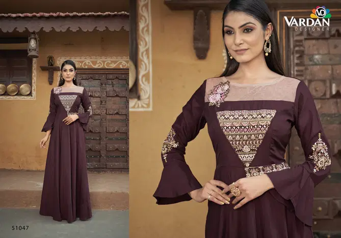 Sara Vol 2 By Vardan Maslin Embroidery Gown Wholesale Online