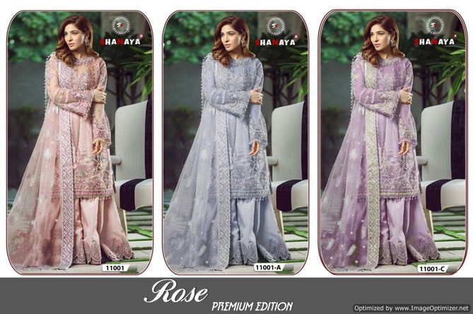 Shanaya Rose Premium Edition Latest Heavy Designer Wedding Pakistani Suit Collection 