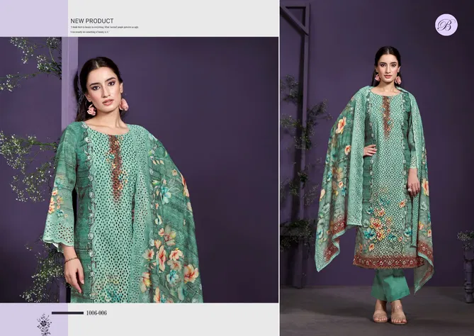 Nakkashi Vol 2 By Belliza Digital Printed Cotton Dress Material Suppliers In India