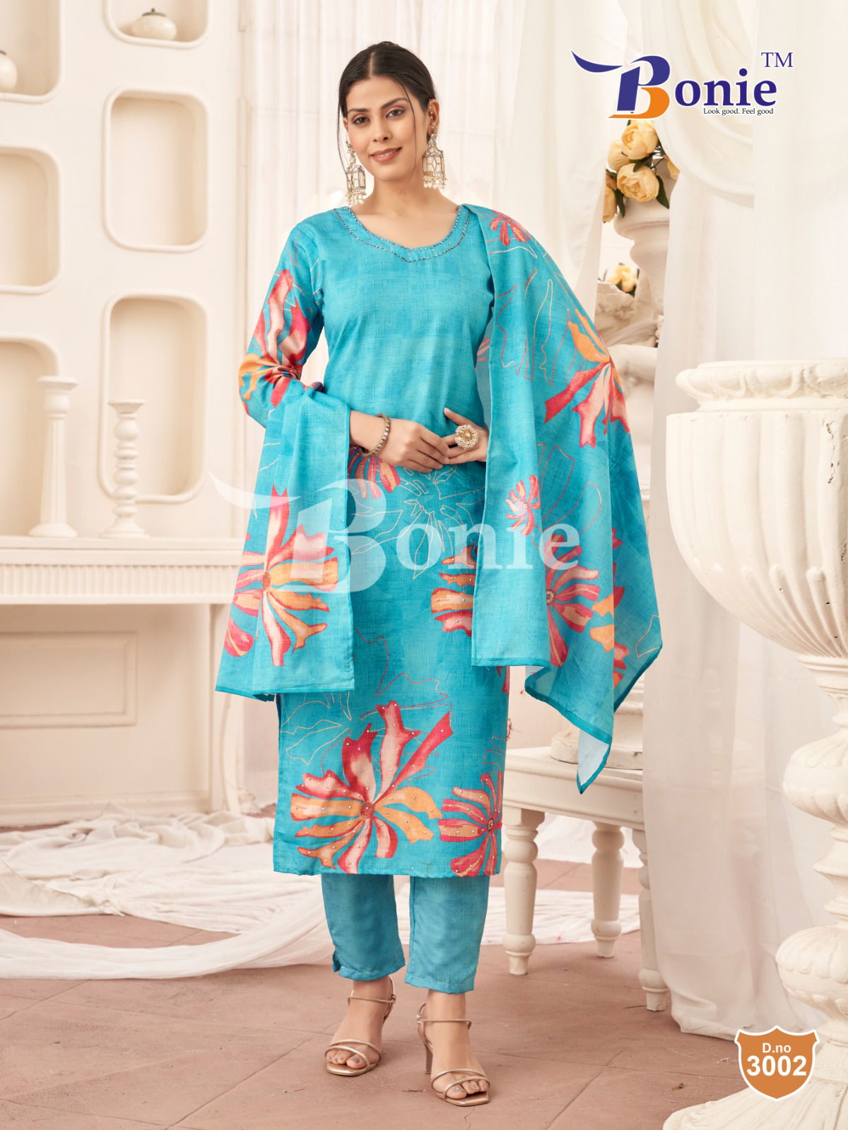 Zeel Vol 3 By Bonie Digital Printed Kurti With Bottom Dupatta Orders In India