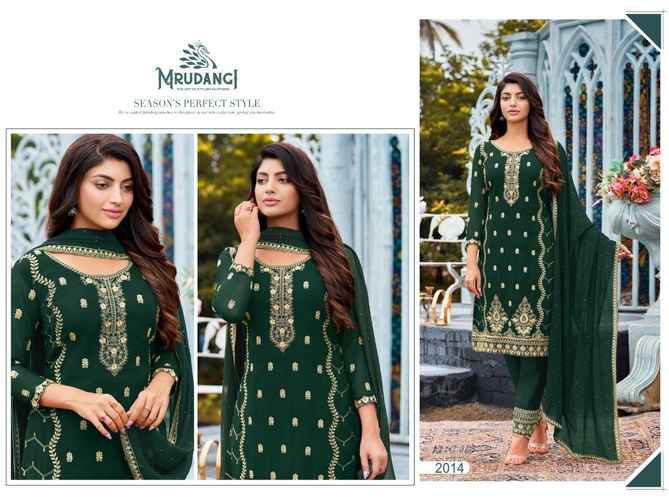 Mrudangi Kashish 2014 Series Heavy Festive Wear Georgette Designer Salwar Kameez