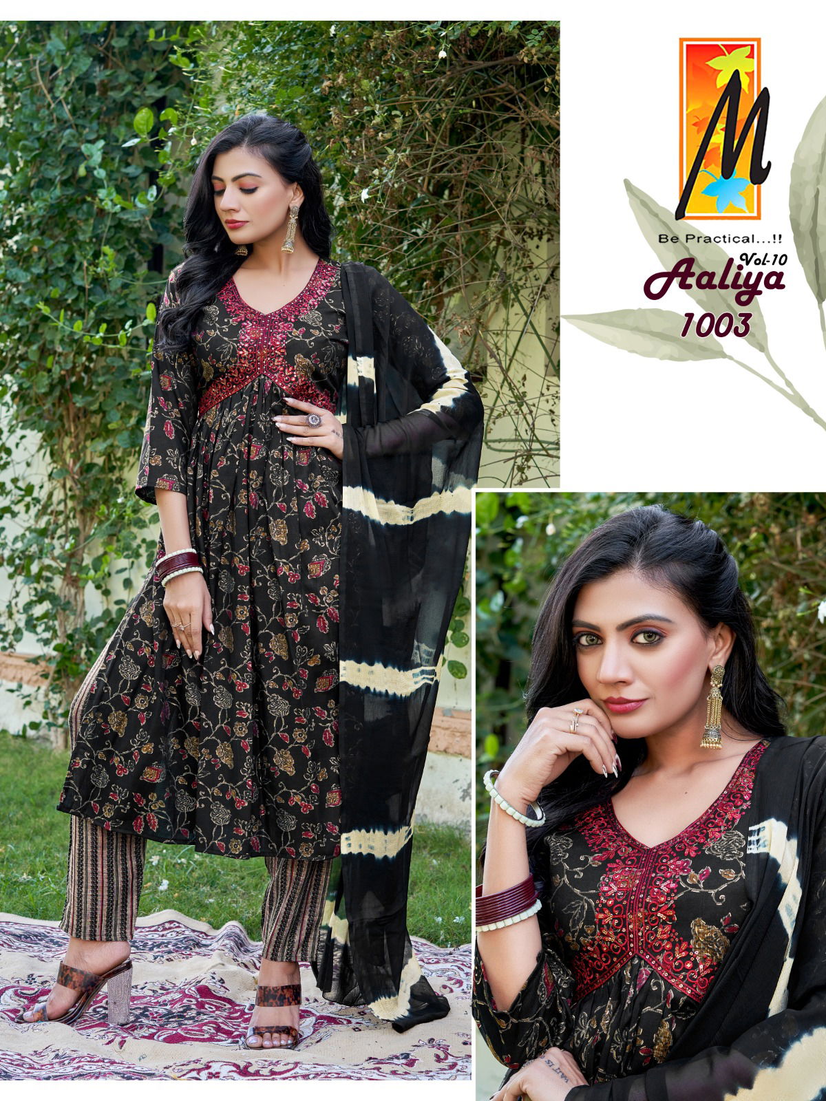 Aaliya Vol 10 Alia Cut Kurti With Bottom Dupatta Catalog