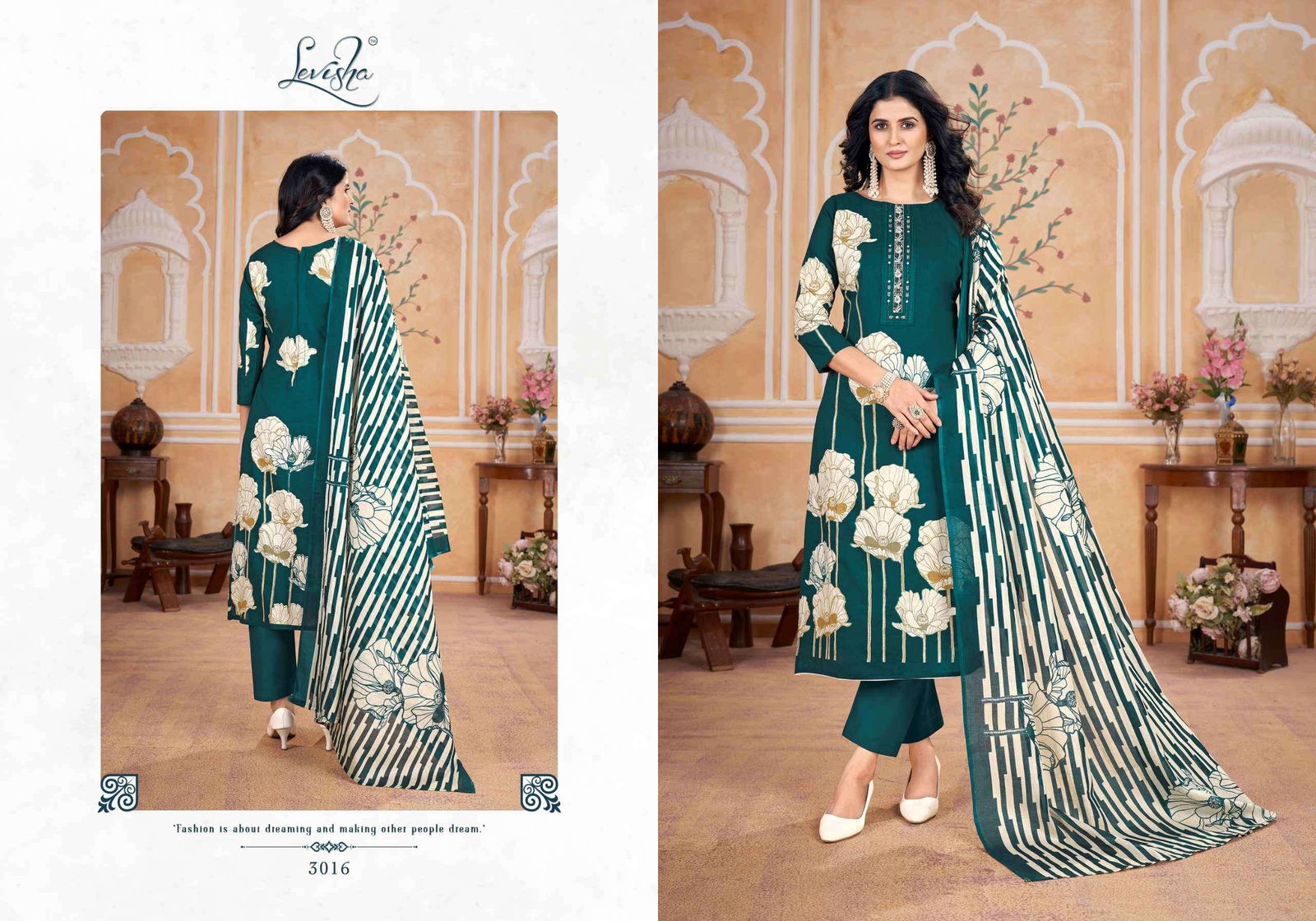 Dil Bagh Vol 1 By Levisha Cambric Cotton Printed Dress Material Orders In India