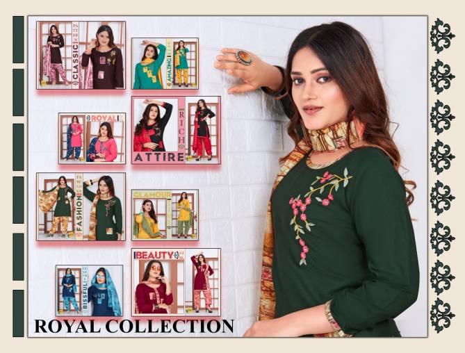 Trendy First Lady 2 Latest fancy Regular Casual Wear Rayon Printed Readymade Collection
