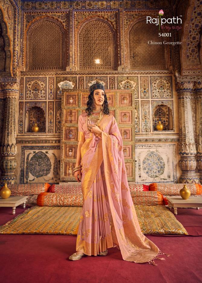 Annie By Rajpath Georgette Silk Saree Suppliers In India