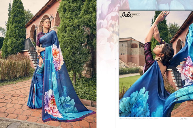 BELA SILKY VOL-7 Latest Fancy Festive Wear Satin Silk Digital Printed saree Collection