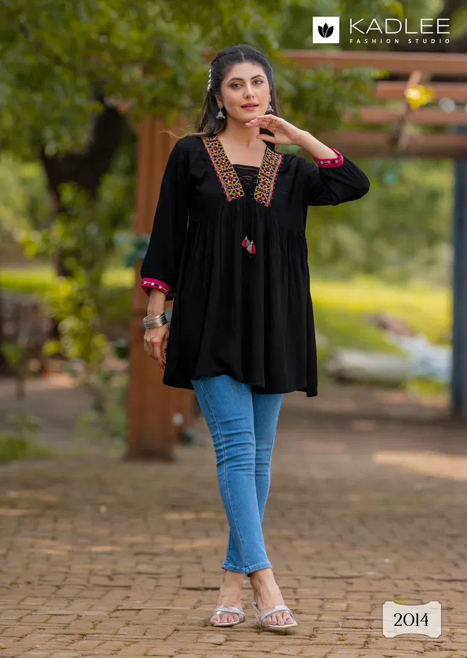 Centuri Vol 3 By Kadlee Rayon Western Ladies Top Exporters In India