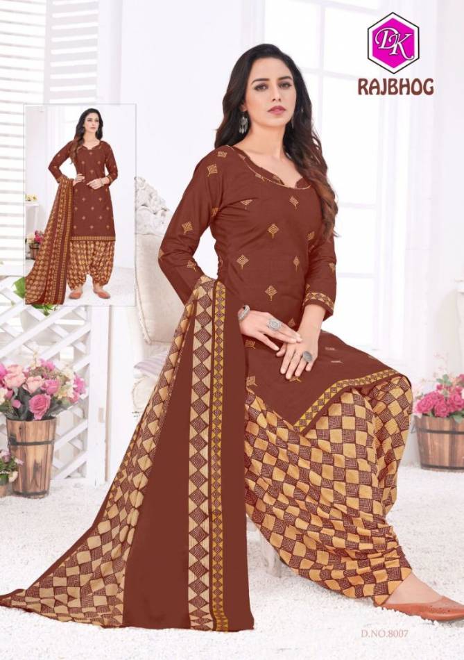 Dk Rajbhog 8 Designer Regular Wear Cotton Printed Latest Dress Material Collection