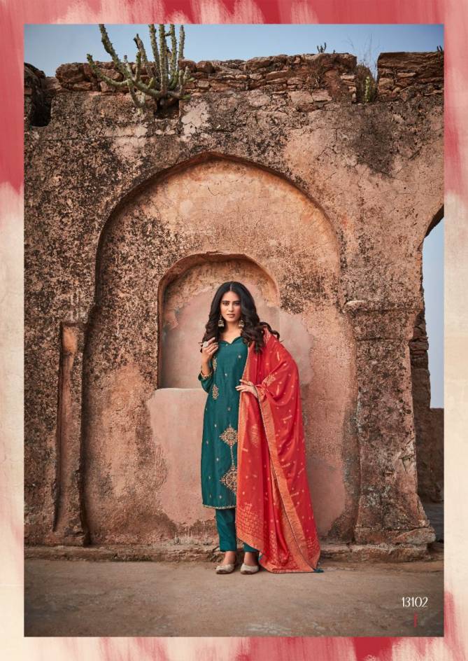 Deepsy Arina Heavy Designer Festive Wear Silk Embroidery Salwar Kameez Collection