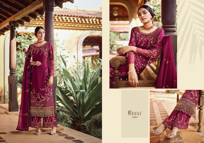 Fiona Navya 3 Latest Fancy Designer Wedding Wear Georgette Heavy Work Exclusive Designer Salwar Suits Collection
