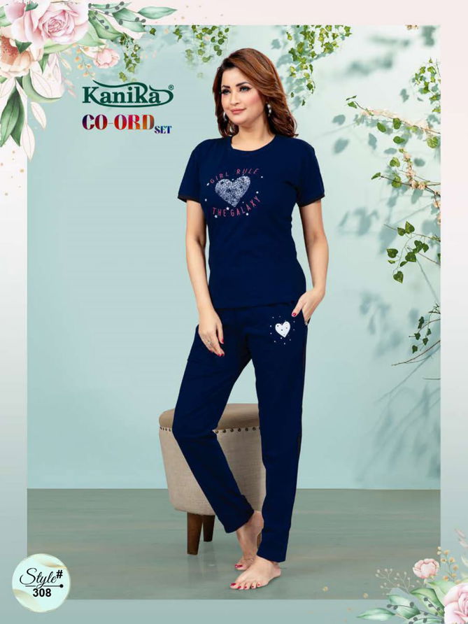 Kanika Co Ord Set Hosiery Cotton Night Suits Catalog
