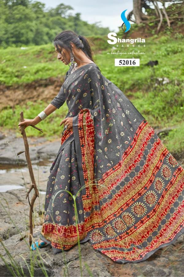 Shangrila Rashmi Latest Designer Digital printed Party Wear And Regular Wear Georgette Saree Collection 