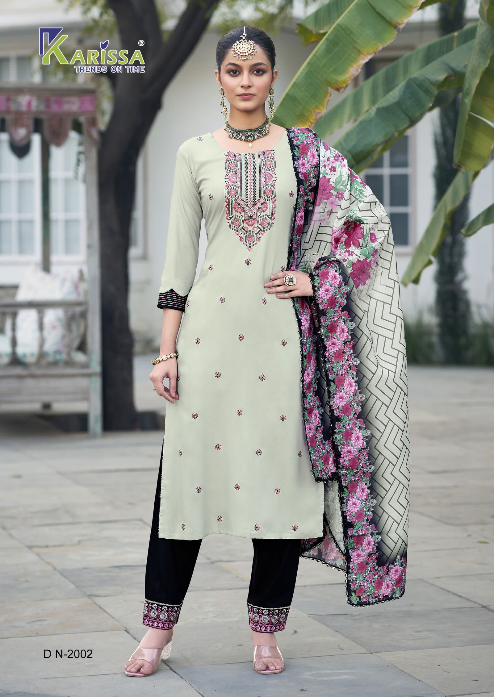 Latika Vol 2 By Karissa Rayon Designer Kurti With Bottom Dupatta Suppliers In India