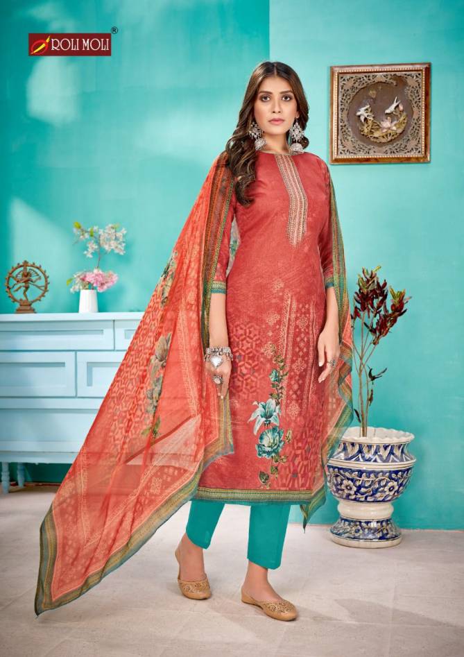 Roli Moli Silky 10 Exclusive Fancy Casual Wear Printed Designer Dress Material Collection