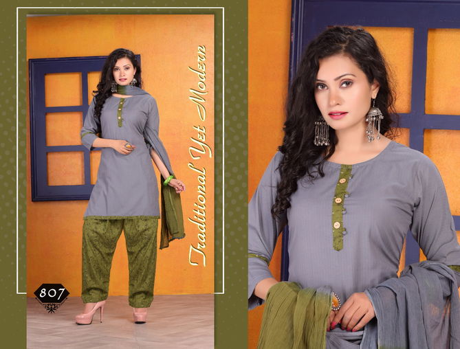 Trendy Bingo Latest Fancy Regular Casual Wear Rayon Printed Readymade Salwar Suit  Collection
