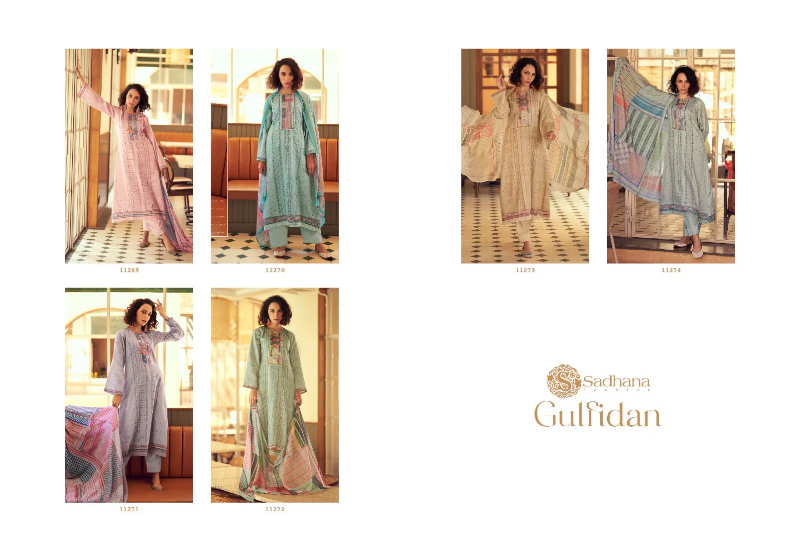 Gulfidan By Sadhana Jam Cotton Printed Dress Material Orders In India