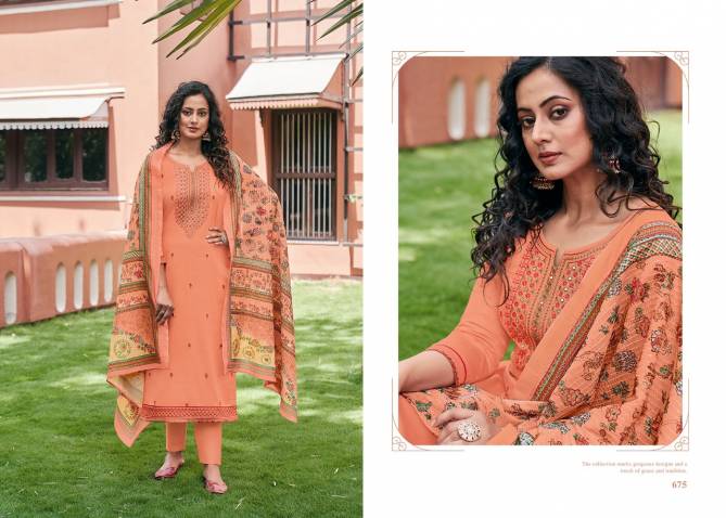 Triple Aaa Kamlee Latest Fancy Designer Casual Wear Jam Silk Festive Wear Dress Material Collection
