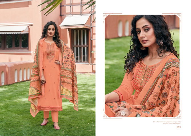 Triple Aaa Kamlee Latest Fancy Designer Casual Wear Jam Silk Festive Wear Dress Material Collection
