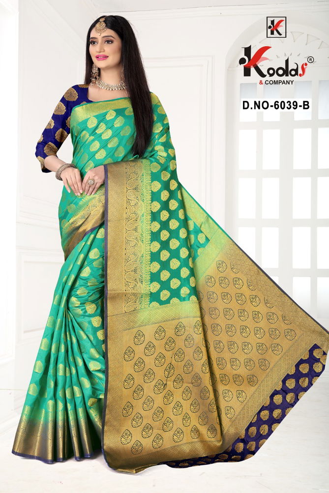 Myra-6039 Fancy Festive Wear Banglory Silk Latest Saree Collection
