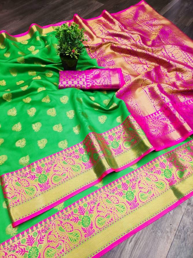 Meera 66 Fancy Ethnic Wear Banarasi Silk Designer Saree Collection