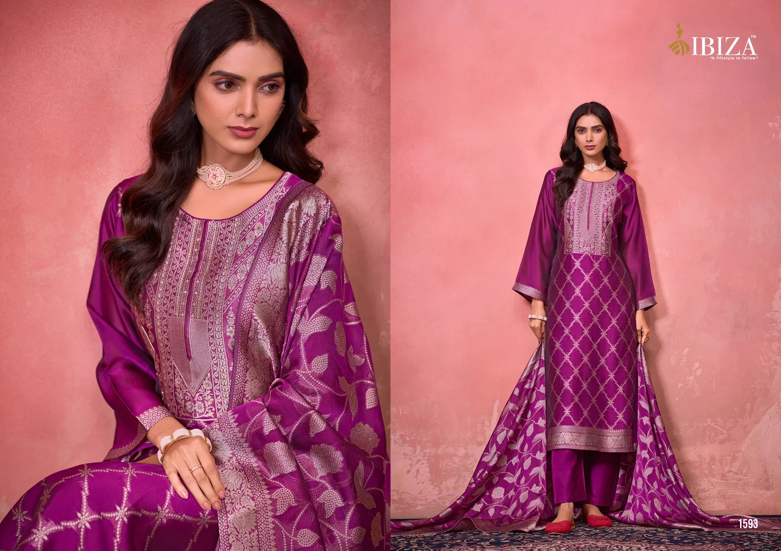 Verona By Ibiza Banglory Silk Designer Salwar Kameez Wholesale Market In Surat