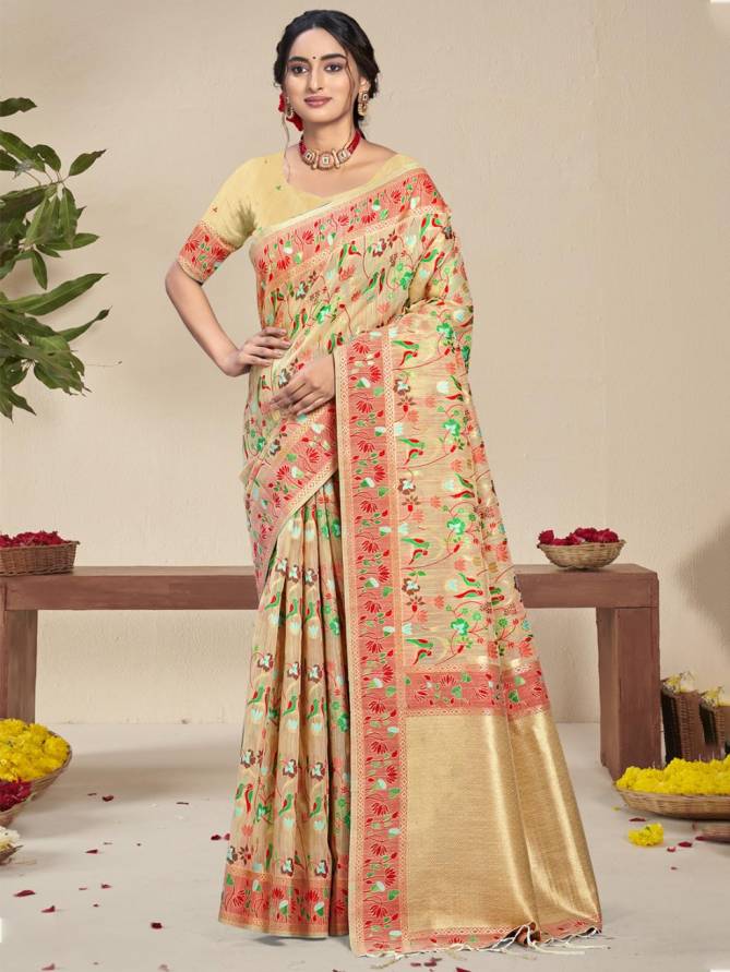 Swarnprabha By Bunawat Cotton Silk Designer Wedding Saree Suppliers In India
