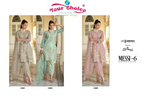 Messi 6 By Your Choice Designer Salwar Suits Catalog