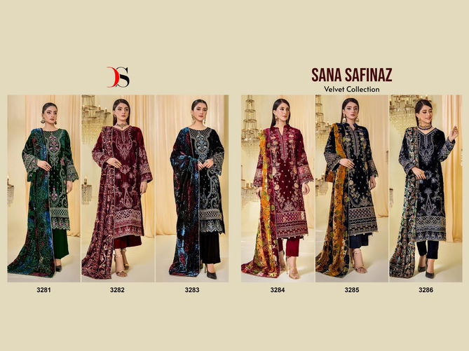 Sana Safinaz Velvet By Deepsy Pakistani Suits Exporters In India