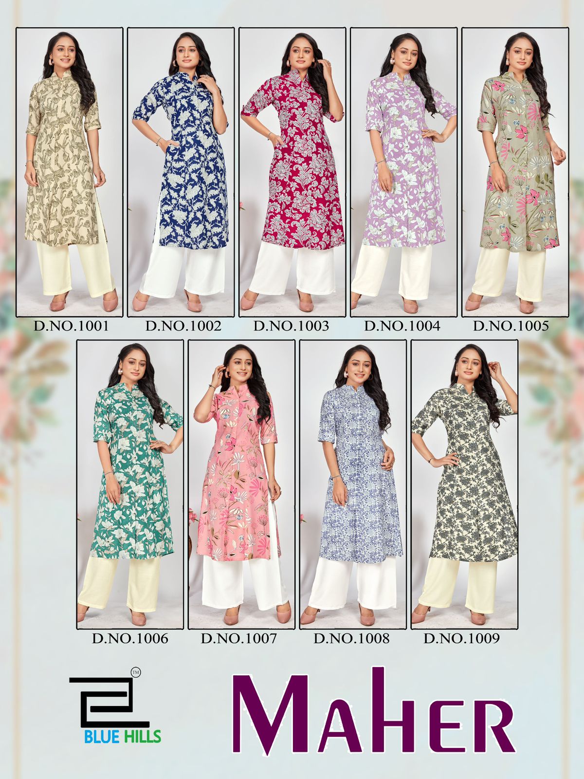 Maher By Blue Hills Rayon Printed Wholesale Kurtis Suppliers In Mumbai