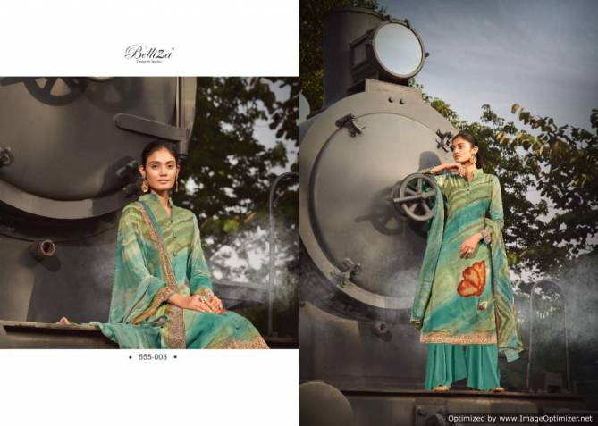 Belliza Vibes Ethnic Wear Designer Rayon Digital Printed Dress Material Collection
