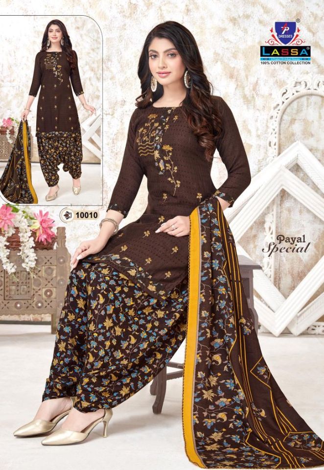 Arihant Lassa Payal Special 10 Cotton Printed Regular Wear Dress Material Collection