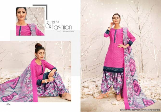 Latest Designer Printed Soft Cotton Dress Material With Cotton Dupatta